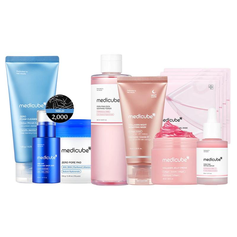 Affordable Glass Glow Skincare Set | Includes 8 TOP-SELLING products for Gentle Skin Renewal
